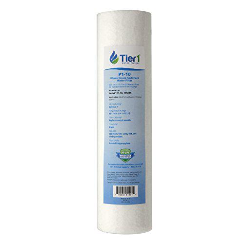 Fine Fit tier1 replacement for pentek p1 1 micron 10 x 2.5 spun wound polypropylene sediment water filter (1)