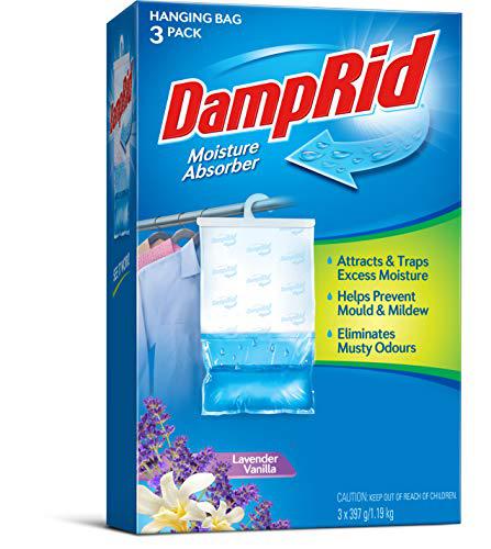 3dRose damprid fg83lv hanging moisture absorber lavender vanilla, 3-pack, 3 count