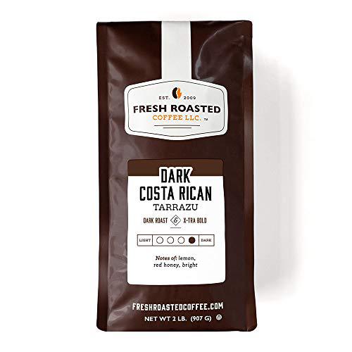 Sunstar Industries dark costa rica tarrazu, whole bean, fresh roasted coffee llc. (2 lb.)