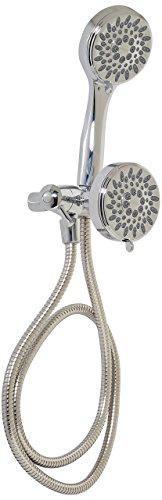 MasterPieces moen 20016 ignite dual hand held and multi function shower head combo package with hose and diverter, chrome