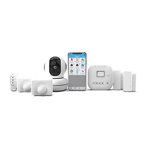 kangaroo kitchenware skylink sk-250 alarm camera deluxe connected wireless security home automation system, ios iphone android smartphone, echo alex