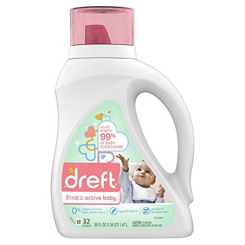 Burt\'s Bees Baby dreft active baby liquid detergent, 50.0 ounce