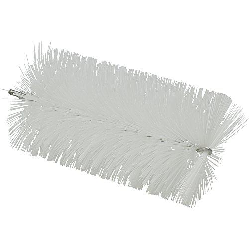 vikan 53915 medium tube brush, polyester, 3-1/2" x 7-3/4" oal, white