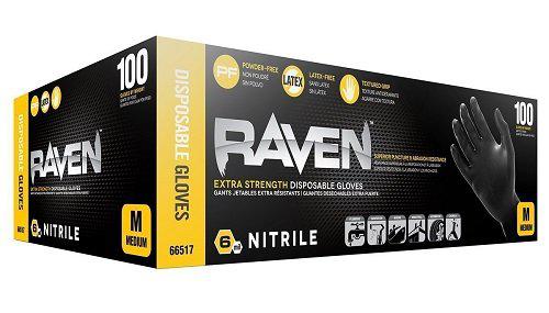 Camco sas raven examination grade disposable nitrile gloves (600 pack) (medium)