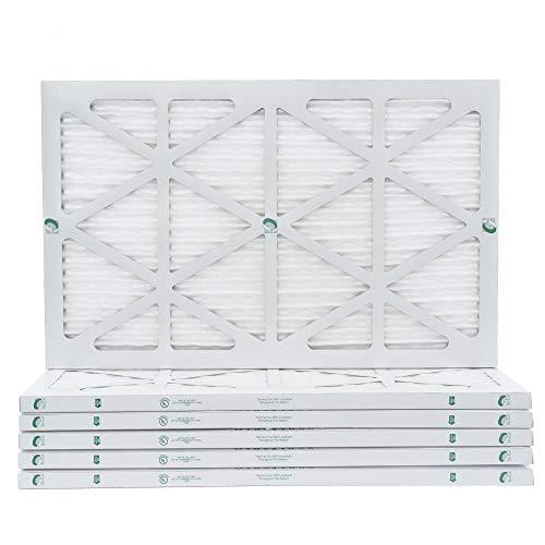 Filters Delivered 14x24x1 merv 8 pleated ac furnace air filters. box of 6. (actual size:13-1/2 x 23-1/2 x 7/8)
