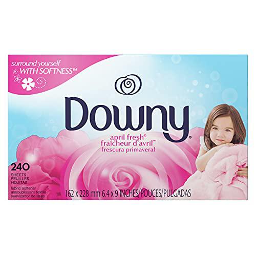 Giantex downy april fresh fabric softener dryer sheets, 240 count