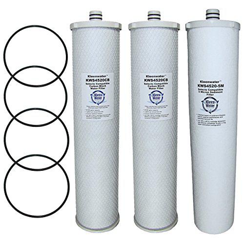 A&R Sports kleenwater water filter cartridge 3-set compatible with everpure cc1e system