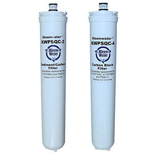 kleenwater ionics gi1 & gi2 three stage reverse omosis system compatible filters, brand replacement water filters, set of 2