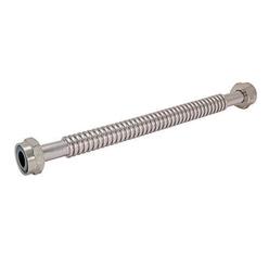 Medline eastman 0447512 stainless steel corrugated water heater connector 1" fip, 12" length, silver