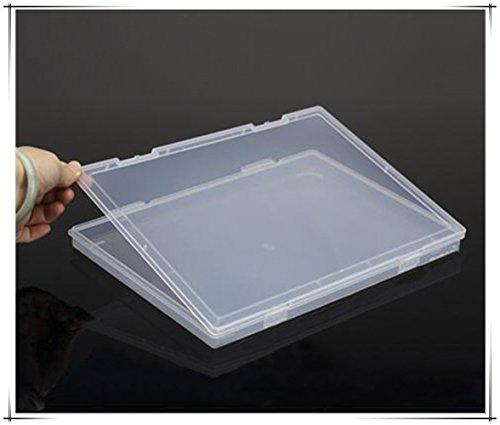 Creative Converting portable a4 file box transparent plastic box office supplies holder document paper protector desk paper organizers 1pcs case pp