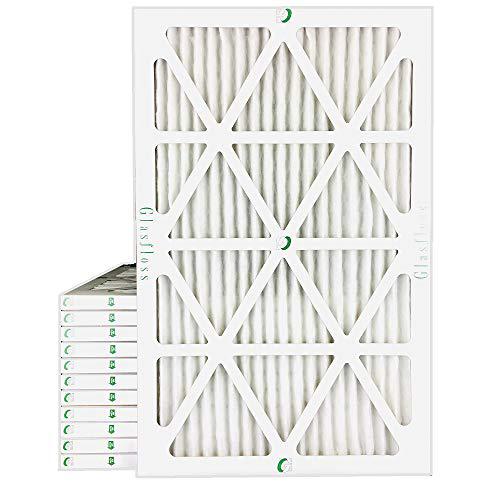 DINY Home Collections 16x25x1 merv 8 pleated ac furnace air filters. 12 pack (actual size: 15-1/2 x 24-1/2 x 7/8)