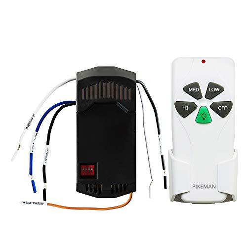 Bls Rnab073jn6gjj Universal Ceiling Fan Remote Control And Receiver Complete Kit Replace Hampton Bay Harbor Breeze Hunter Westinghouse Kujce9103 Universal Ceiling Fan Remote Control, Universal Ceiling Fan Remote Control