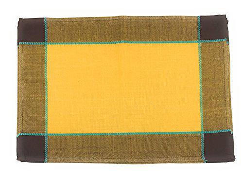 fennco styles maison beaujard provencal design table placemat (14"x20" placemat-set of 4, marigold)