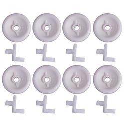 Hide N Side dishwasher rack rollers wheel 8 pack for ge wd12x10267 wd12x10074 wd35x21038 ps1993855