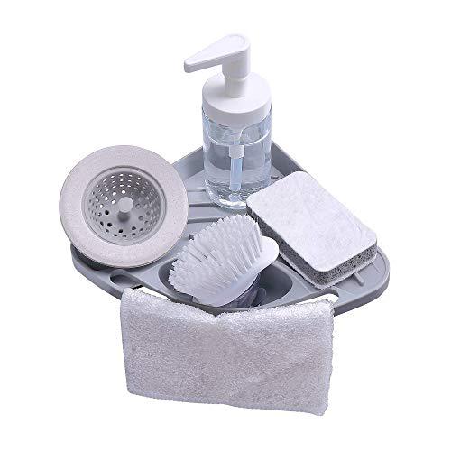 Easyinsmile kitchen sink caddy sponge holder scratcher holder
