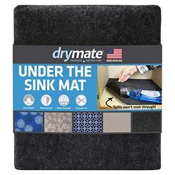 Lenox drymate under the sink mat, premium shelf liner, cabinet mat - absorbent/waterproof - protects cabinets, contains liquids (24"