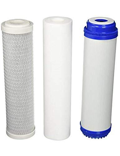 Caron Yarns fits ispring f3 10-inch universal replacement filter set cartridges for reverse osmosis and 3-stage water filtration systems se
