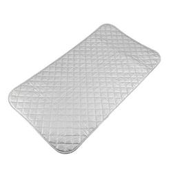 Foxelli fdit portable ironing blanket ironing mat heat resistant pad cover for washer dryer table top countertop ironing board for smal
