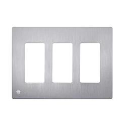 ENERLITES Elite Series Screwless Decorator Wall Plate child Safe Outlet cover, gloss Finish, Size 3-gang 468 H x 653 L, Unbreaka
