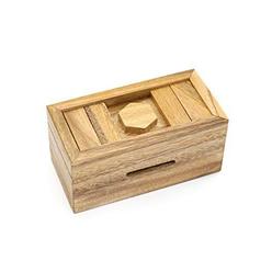 BSIRI Canopic Chest- Challenging Brain Teaser Wooden Box Mind Puzzles and Use as Money Box, Stash Box, Jewelry Box, 3D Puzzle Lo