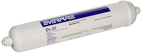 Mirro everpure ev9100-06 in-10 inline filter with 1/4 inch quick-connect fittings