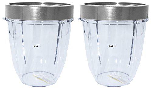 blendin replacement parts, compatible with nutribullet 600w and 900w blender juicer (2 short 2 lip rings)
