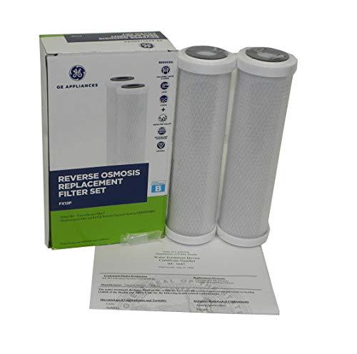 Mugod genuine ge fx12p replacement filters for ge gxrm10rbl ro systems includes retail boxes, silicon o-ring lubricant, instruction,