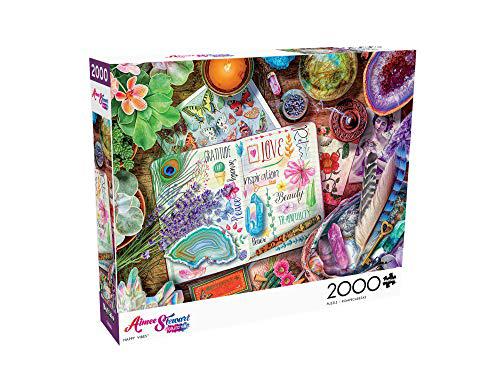Buffalo Games & Puzzles buffalo games - aimee stewart - happy vibes - 2000 piece jigsaw puzzle