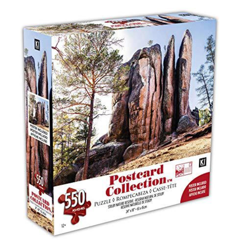 KI Puzzles postcard collection -stolby nature reserve puzzle, 550 piece 24x18 inches from the ki puzzles photographic art collection