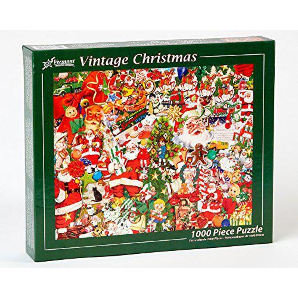 Vermont Christmas Company vintage christmas jigsaw puzzle 1000 piece