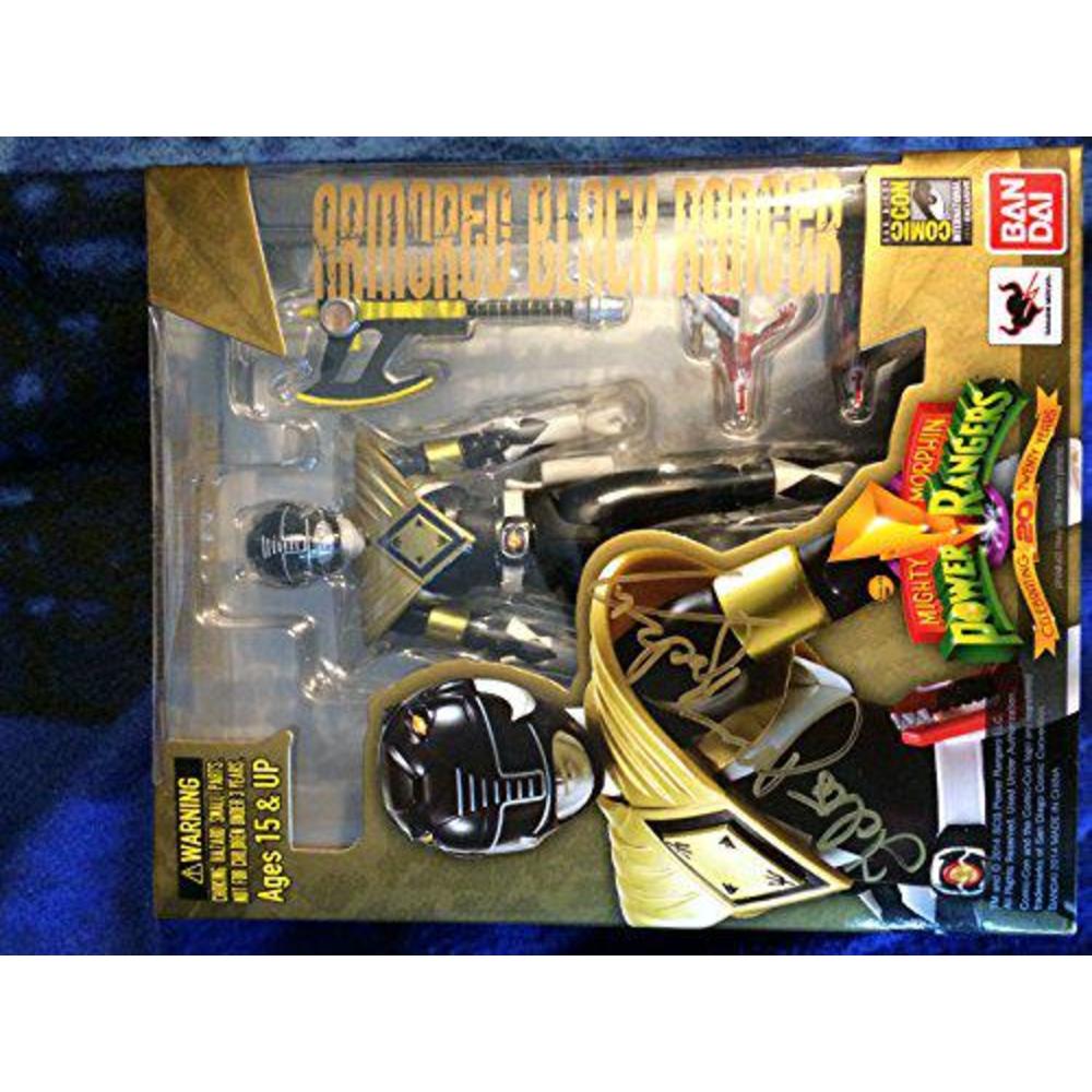 Bandai Toys bandai tamashii nations sh figuarts armored black ranger sdcc exclusive "mighty morphin' power rangers" action figure