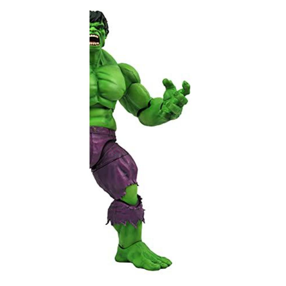 diamond select toys marvel select: rampaging hulk action figure, multicolor