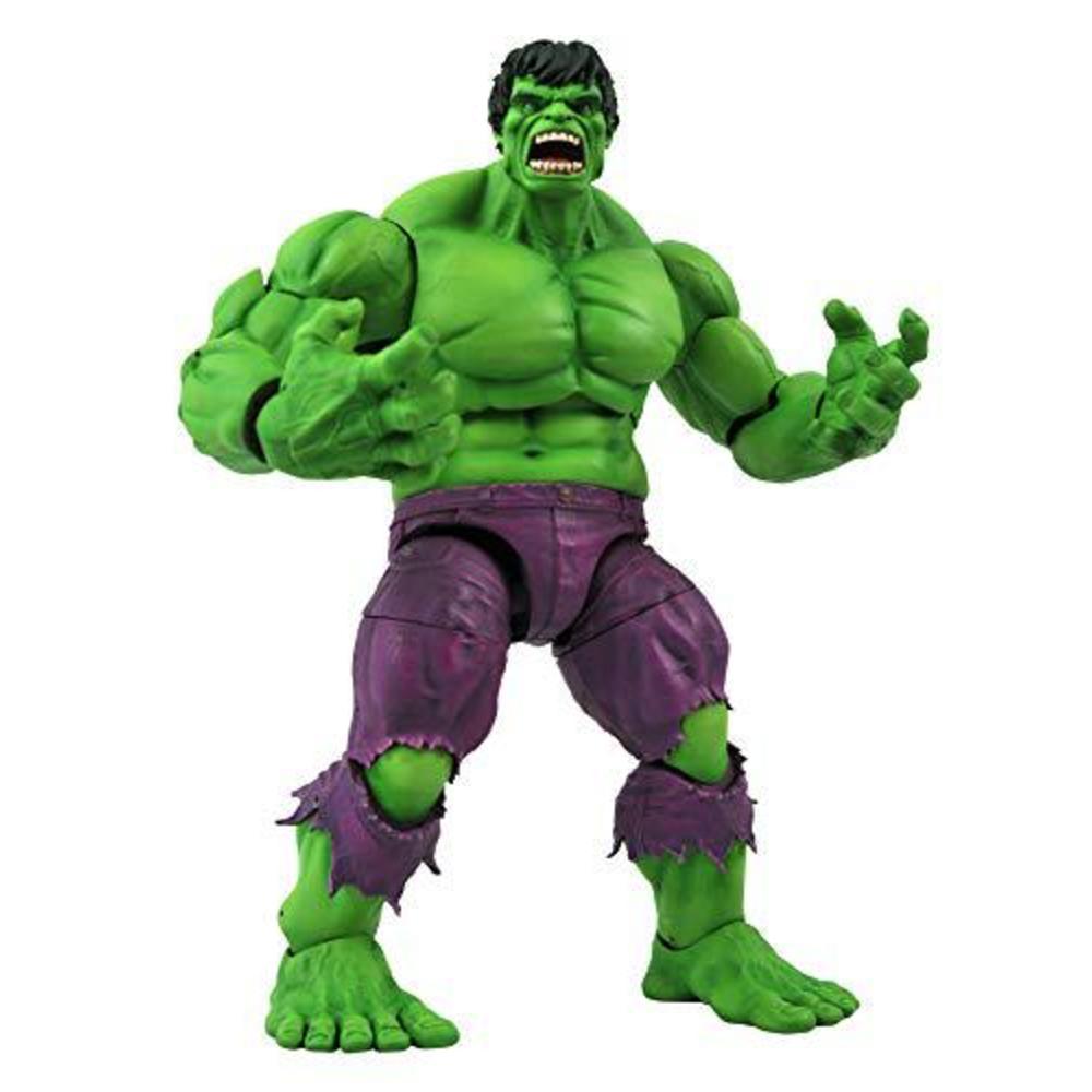 diamond select toys marvel select: rampaging hulk action figure, multicolor