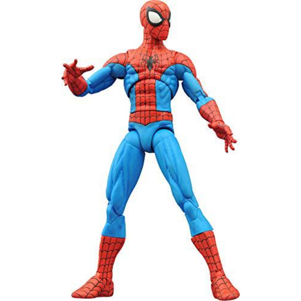diamond select toys marvel select: spectacular spider-man action figure, multicolor