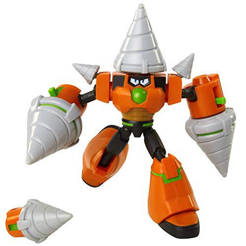 Mega Man Fully Charged Mega Man Fully Charged Deluxe Drill Man Articulated Action Figure With Spinning Drills And Drill Man Buster Accessory To Mega Man Fully Charged Mega Man Fully Charged Deluxe Drill Man Articulated Action Figure With Spinning Drills And Drill Man Buster Accessory To