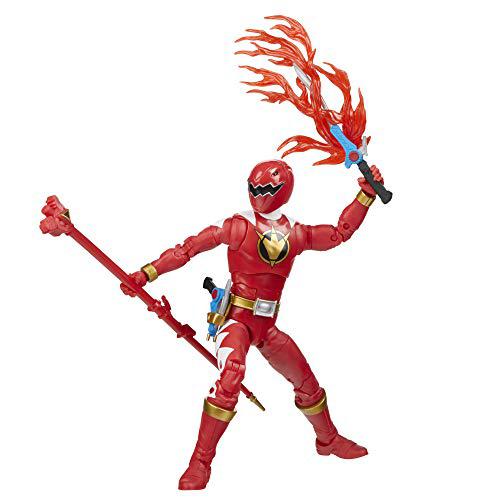 power rangers lightning collection dino thunder red ranger 6-inch premium collectible action figure toy with accessories