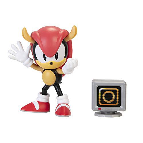 sonic the hedgehog action figure 4-inch mighty with monitor accessory