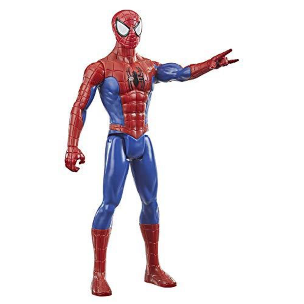 spider-man marvel titan hero series 12"-scale super hero action figure toy with titan hero fx port