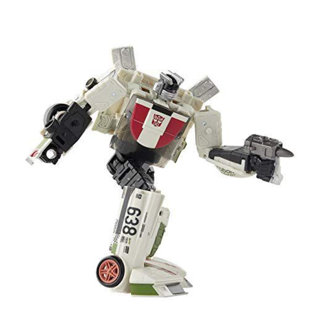 transformers toys generations war for cybertron: earthrise deluxe wfc-e6 wheeljack action figure - kids ages 8 & up, 5