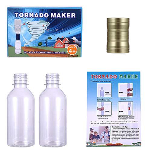 waitahug educational experiment science toy watertight metal tornado connector cyclone tube, no leak, vortex tornado tube con