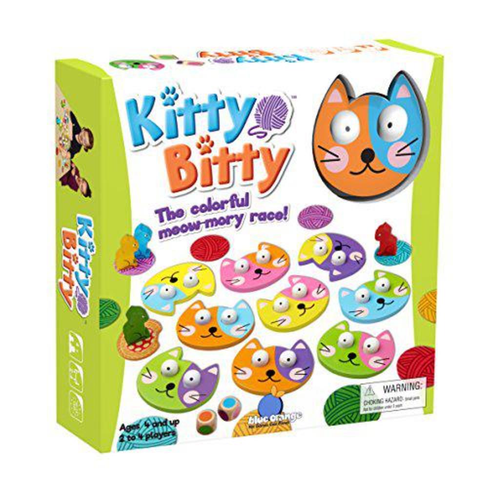 blue orange games kitty bitty wooden memory game