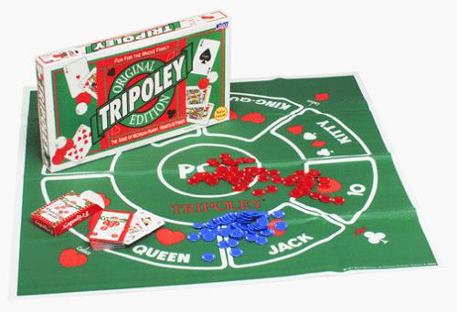 Cadaco tripoley deluxe edition; the original game of michigan rummy, hearts, poker