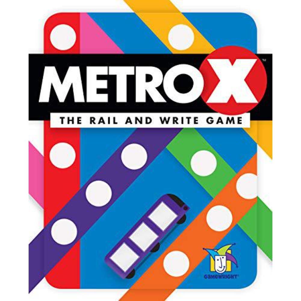 gamewright metro x - the rail & write game