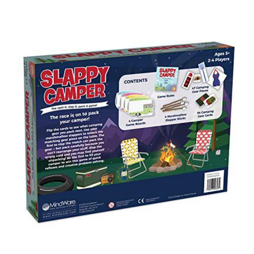 mindware slappy camper a thinkfast & packyourcamper game