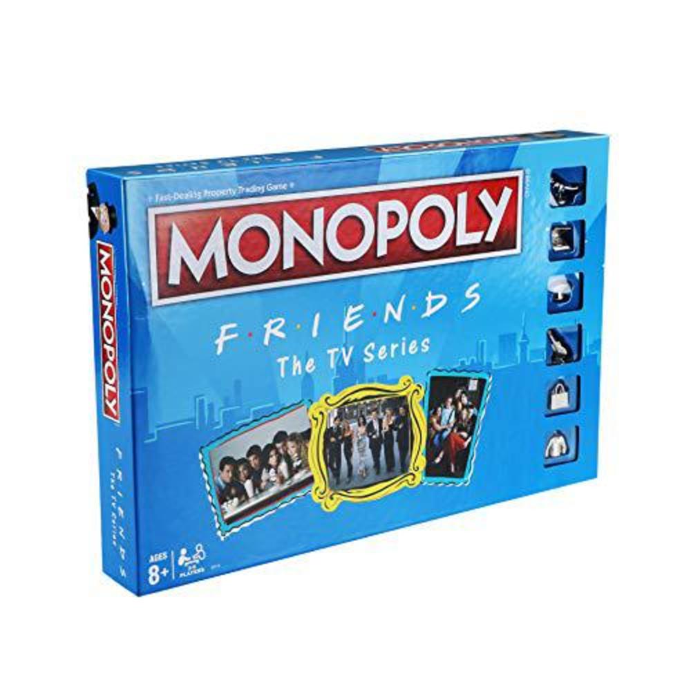monopoly: friends the tv series edition board game for ages 8 and up; game for friends fans ( exclusive)