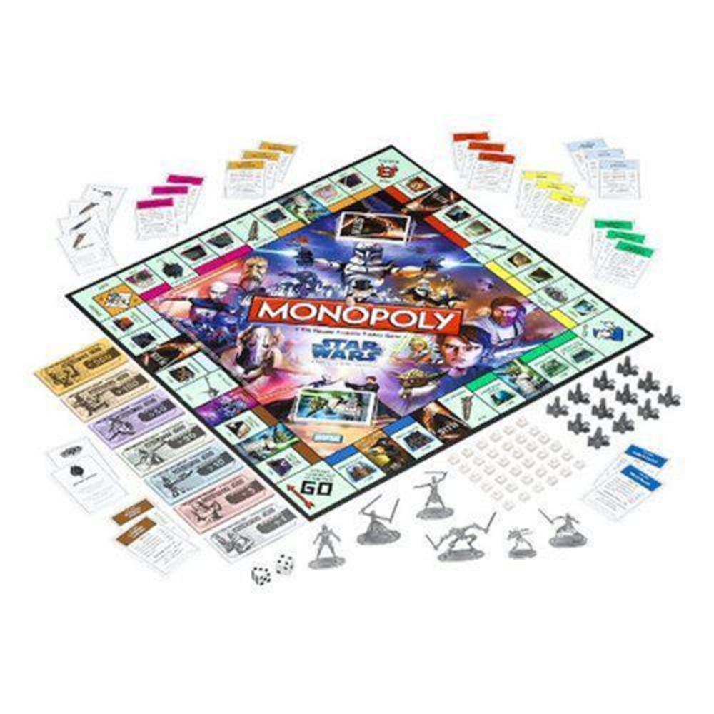 Monopoly star wars the clone wars monopoly