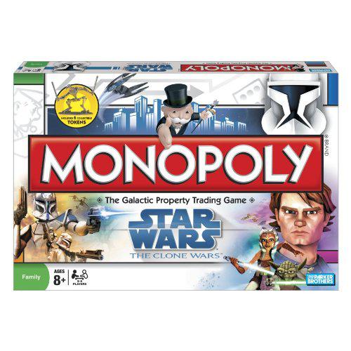 Monopoly star wars the clone wars monopoly