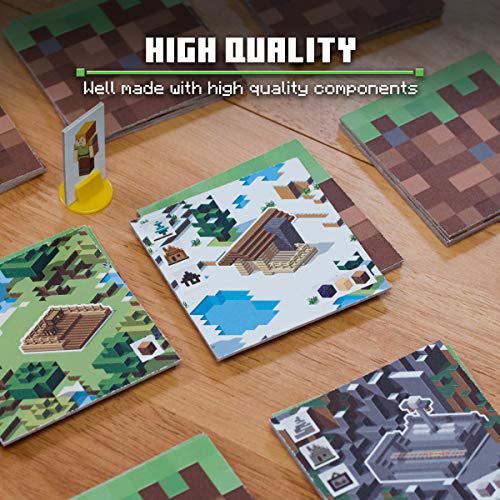 ravensburger minecraft: builders & biomes strategy board game ages 10 & up