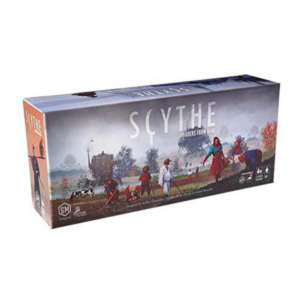 Stonemaier Games scythe: invaders from afar stonemaier game expansion - requires scythe - 2 new factions for 1-7 players, ages 14+