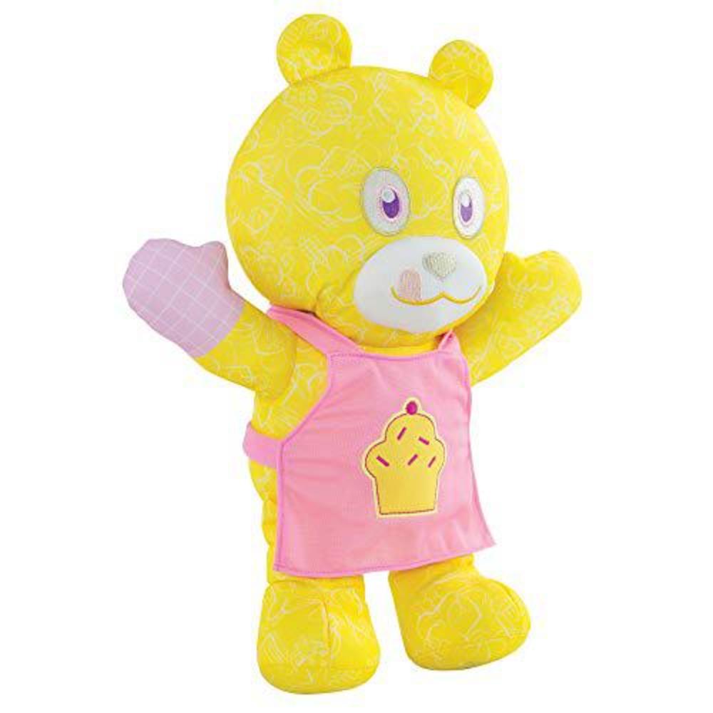 doodle bear the original chef 14'' plush toy with 3-ct. washable marker set, yellow